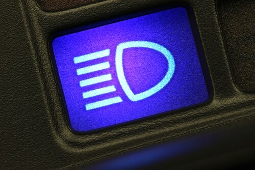 high beam dashboard light