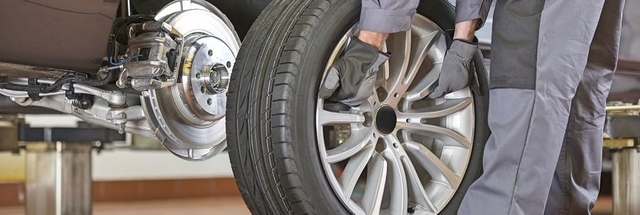 Tire repair banner