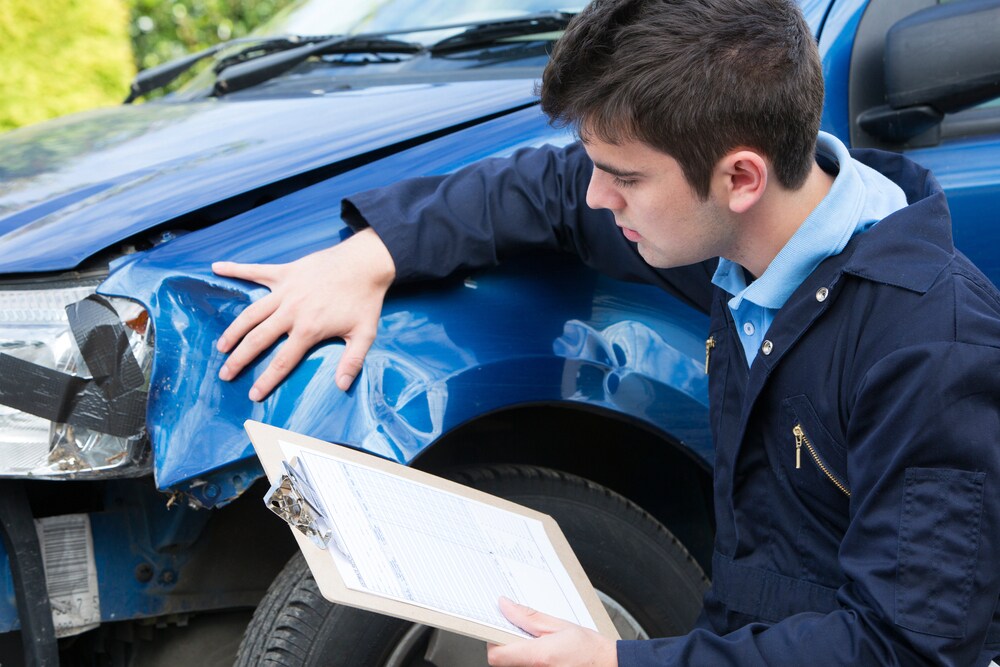 Collision Repair at Service Department Devon