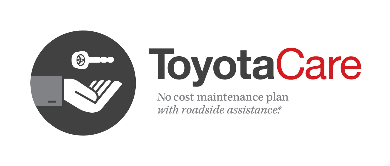 ToyotaCare No Cost maintenance plan with roadiside assistance!