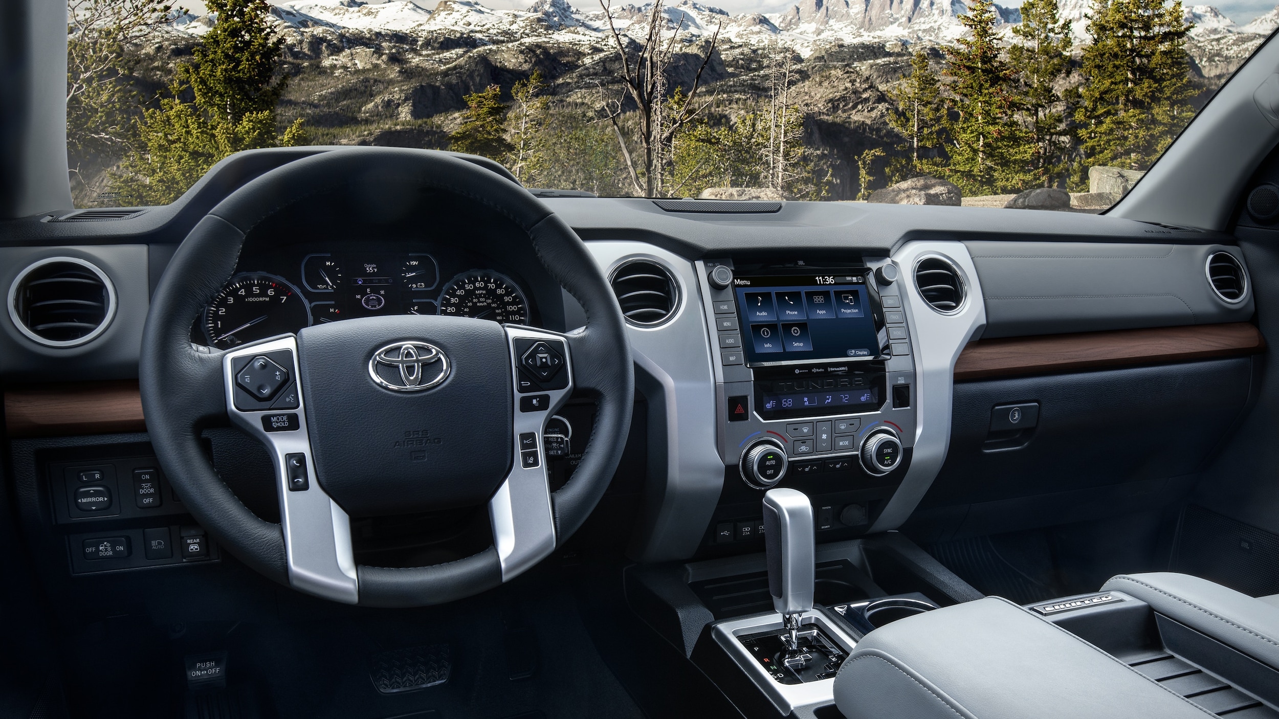 Interior Dashboard of Tundra