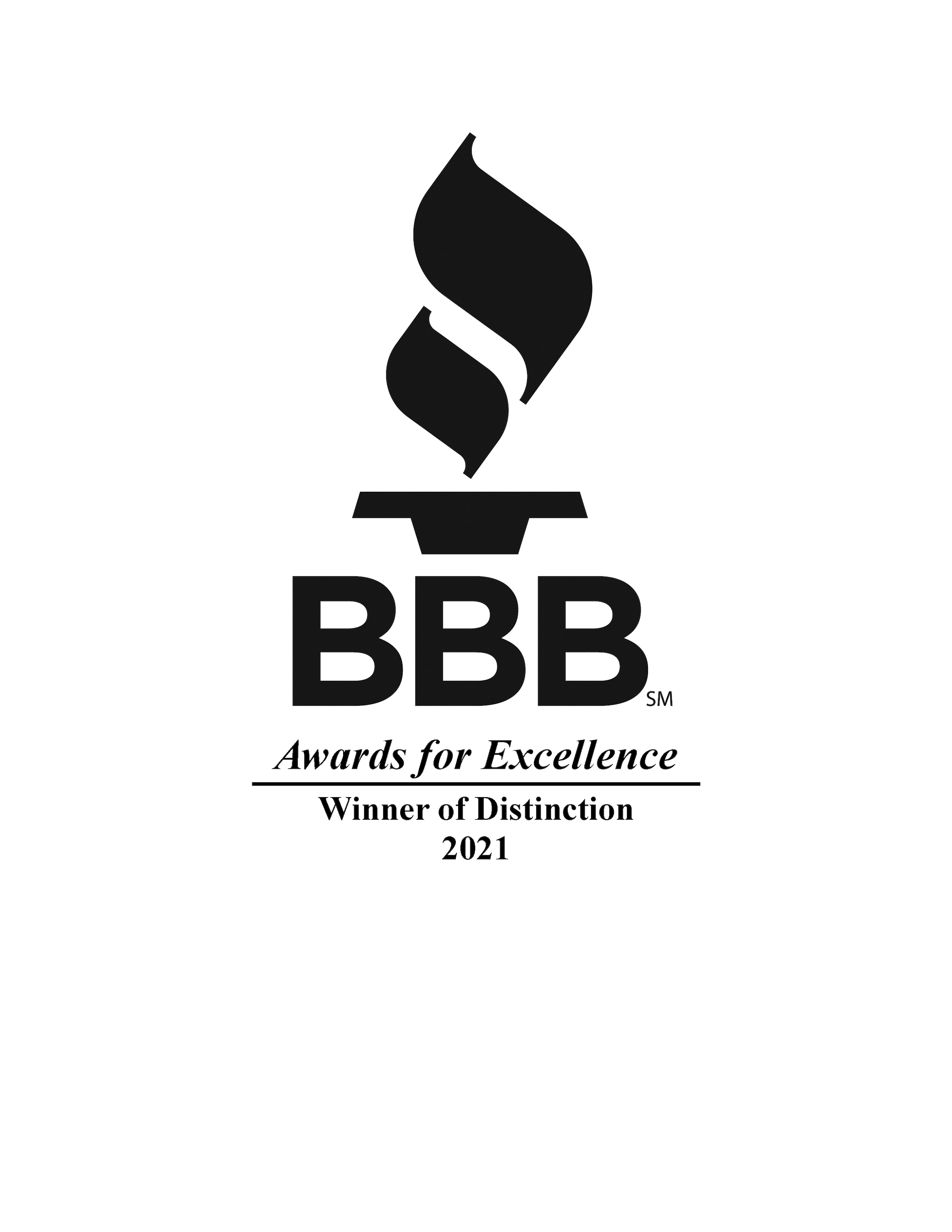 BBB Winner of Distinction 2021