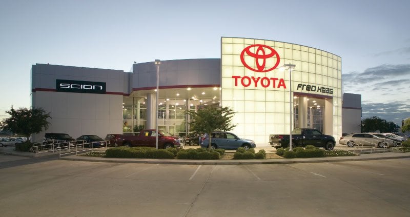 fred haas toyota service department #7