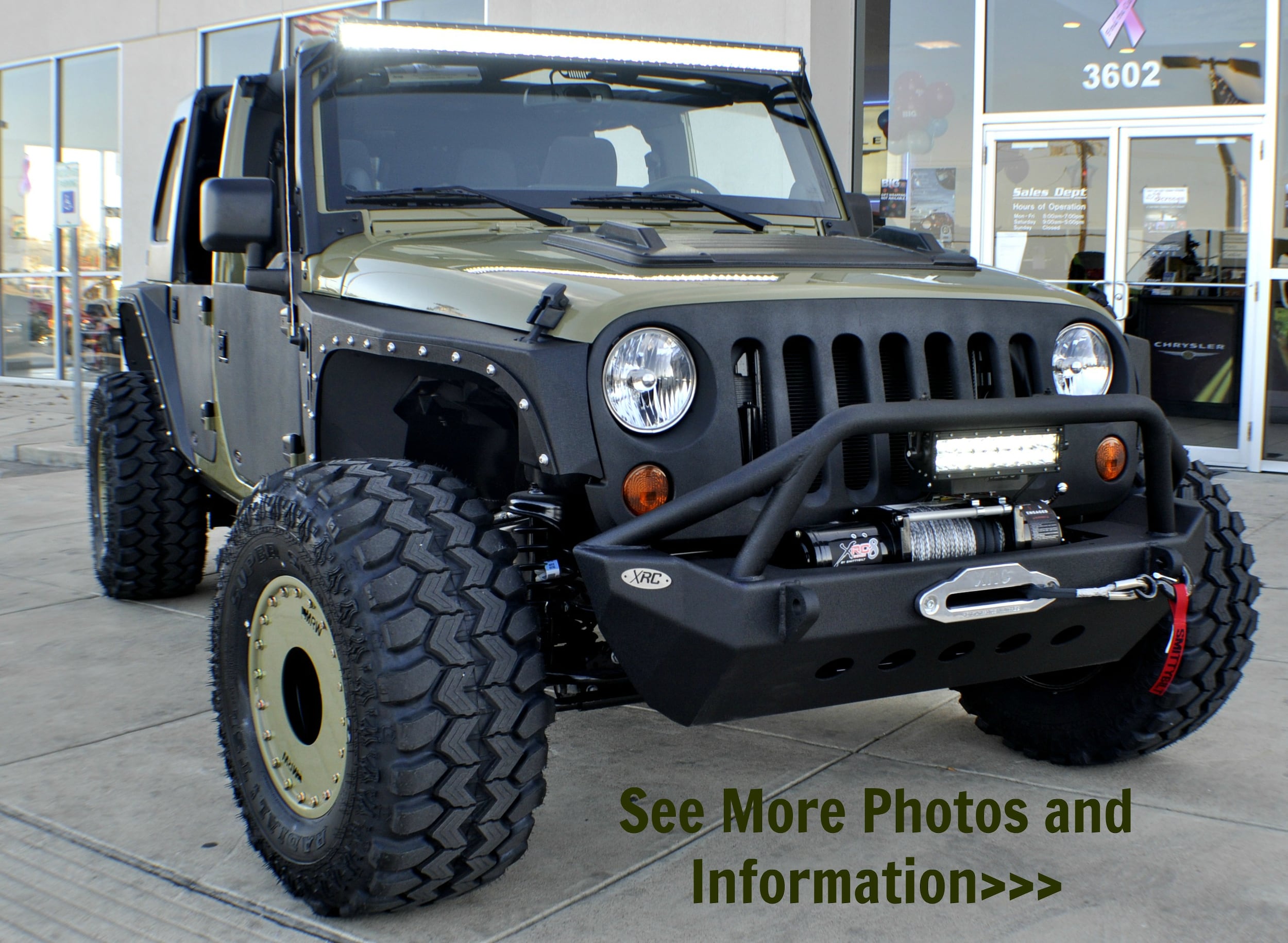 Custom built jeep wranglers