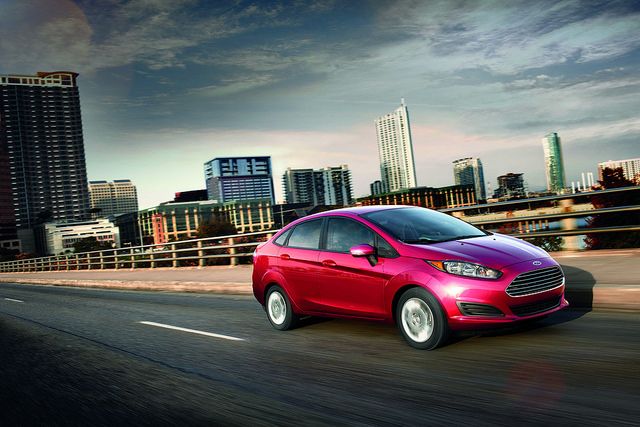 2017 Ford Fiesta 2017 Red Ford Fiesta
