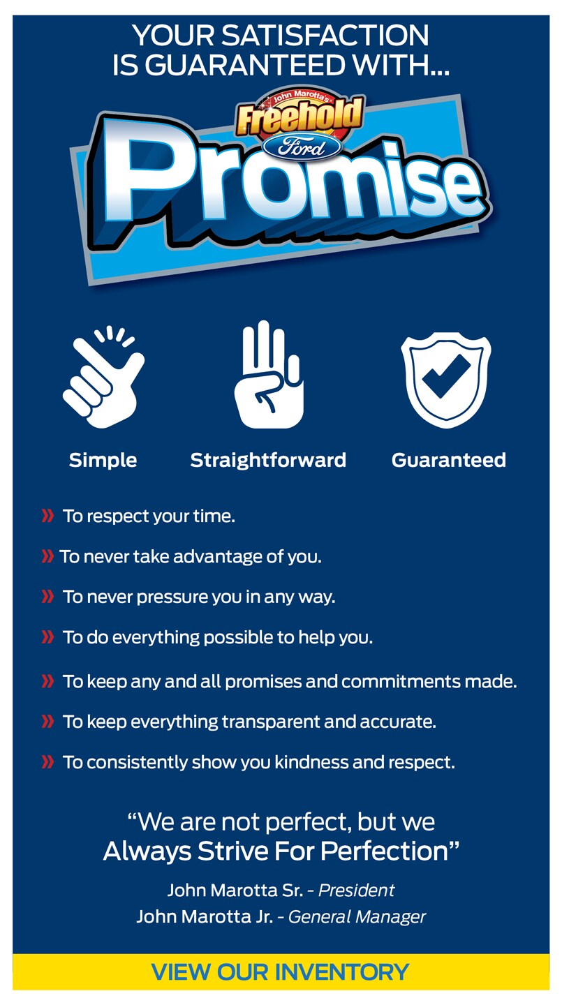 The Freehold Ford Promise