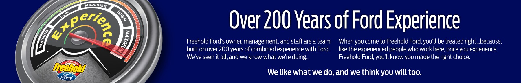 Over 200 years of experience