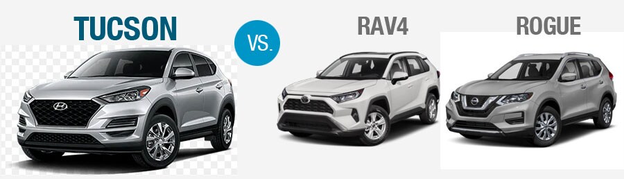 2020 Tucson RAV4 Rogue Comparison