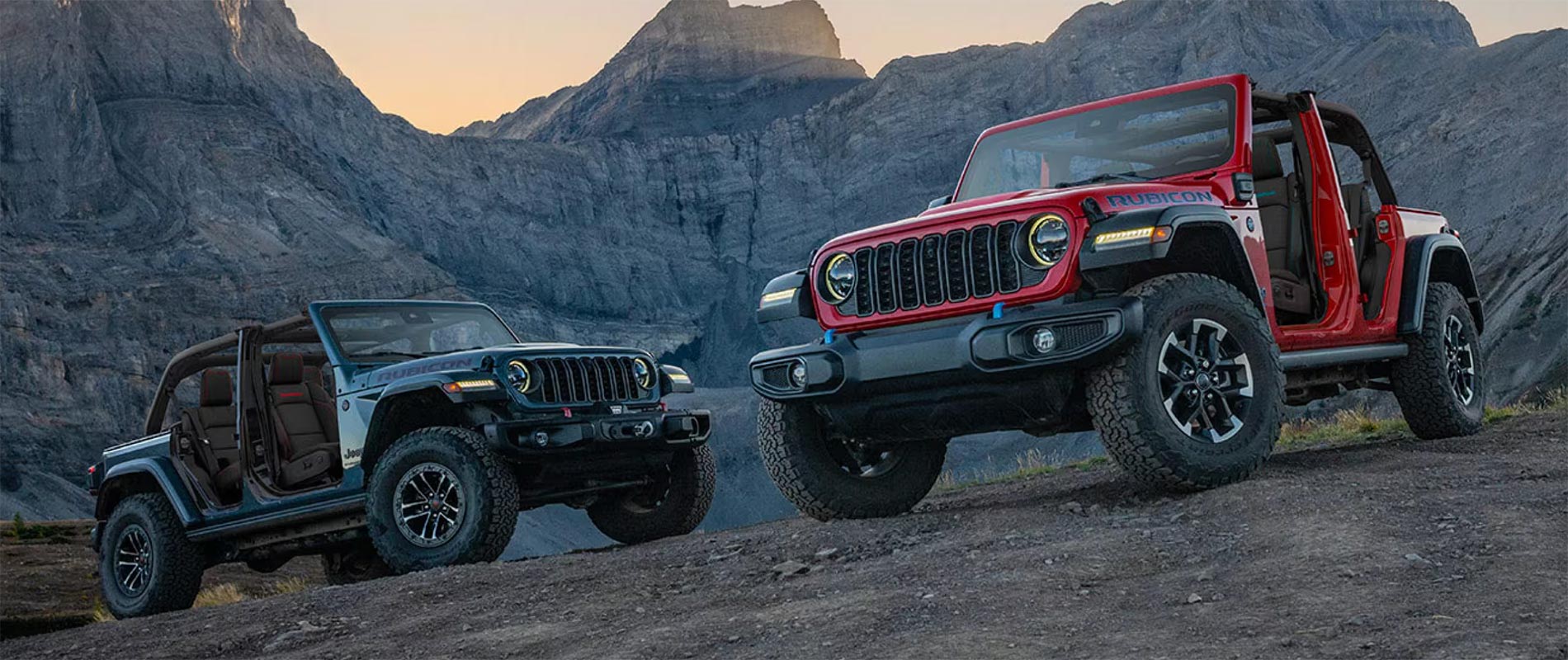 Jeep Dealer Near Nashville Two jeeps climbing mountains
