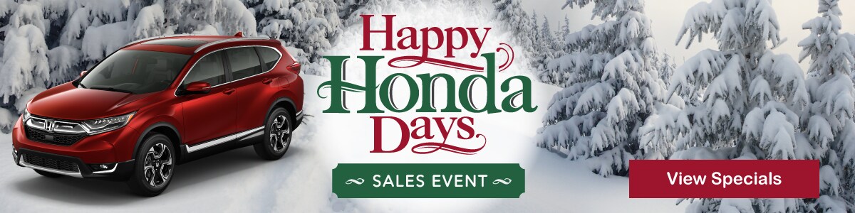 It's Happy Honda Days at Friendly
Honda!