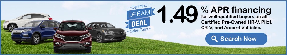 Get a Dream Deal at Friendly Honda