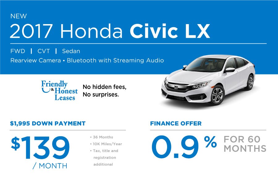 Honda Civic Special Offer