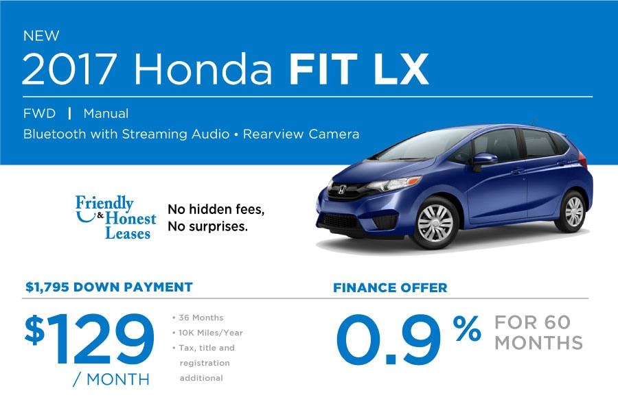 Honda Fit Special Offer