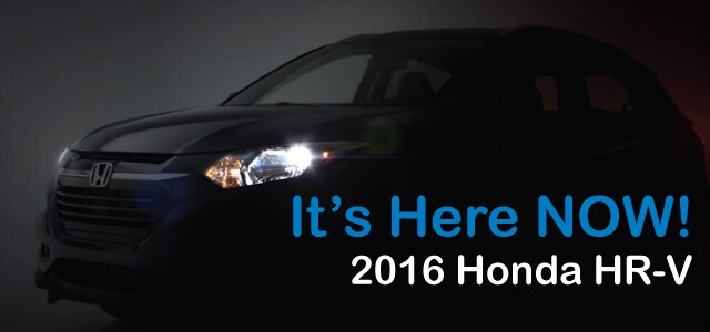 2016 Honda HR-V is Here NOW at Friendly Honda