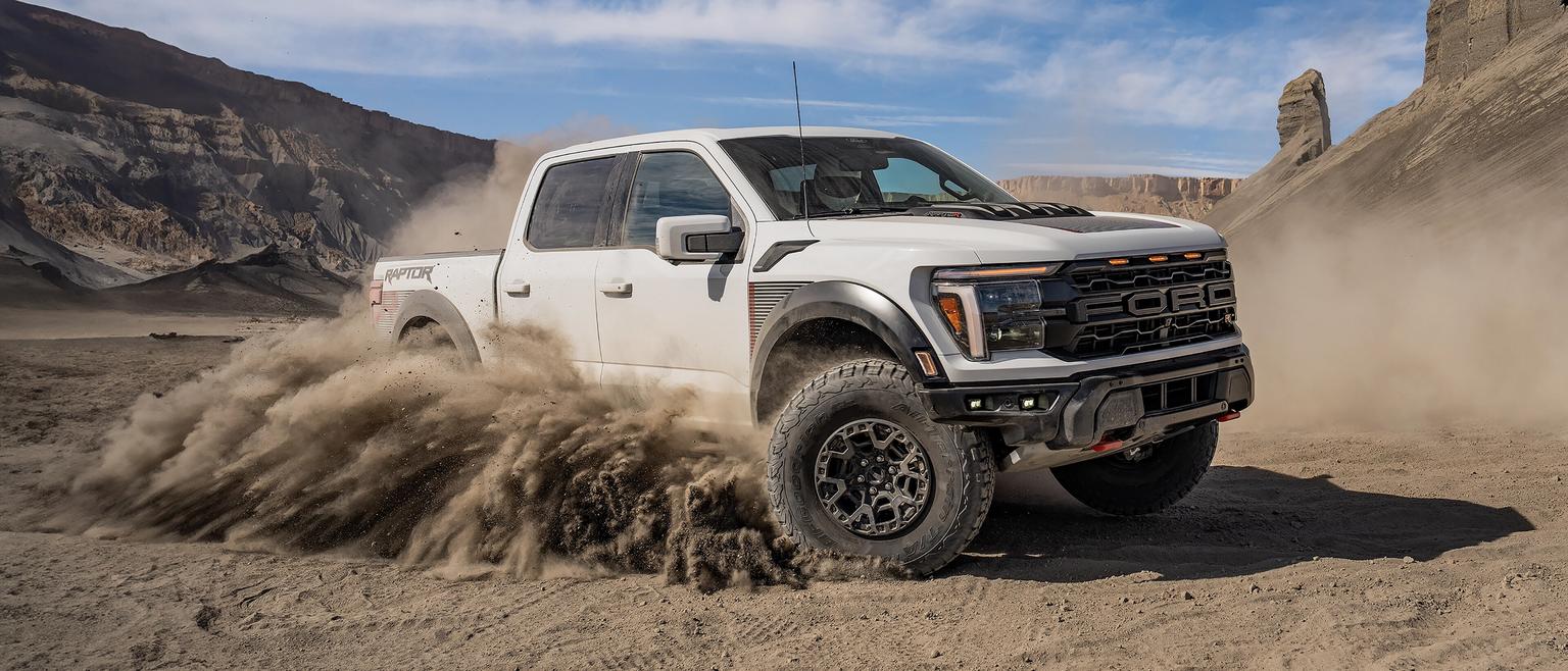 2025 Ford F-150 on the road, showcasing performance