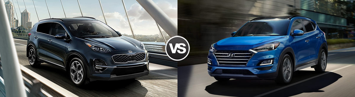 2020 Kia Sportage vs 2019 Hyundai Tucson