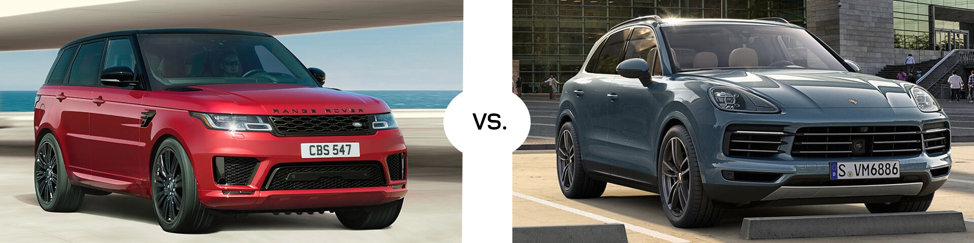 2019 Range Rover Sport vs Porsche Cayenne S