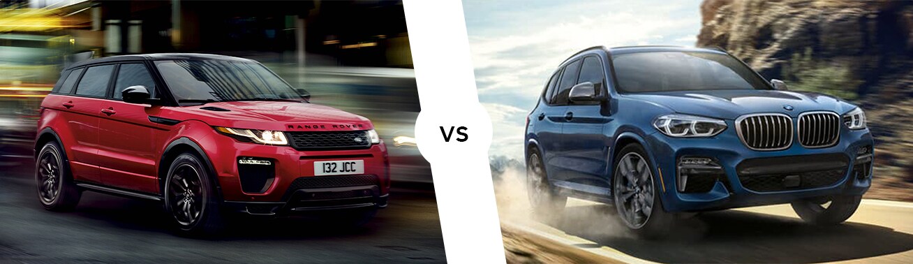 2018 Range Rover Evoque vs. 2018 BMW X3