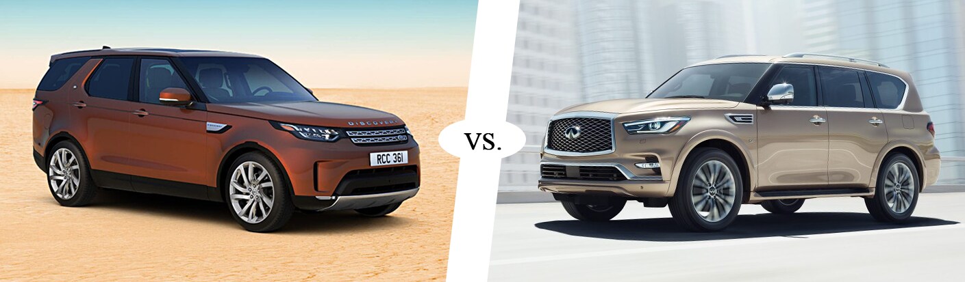 2018 Land Rover Discovery vs. 2018 Infiniti QX80 in Gwinnett, GA