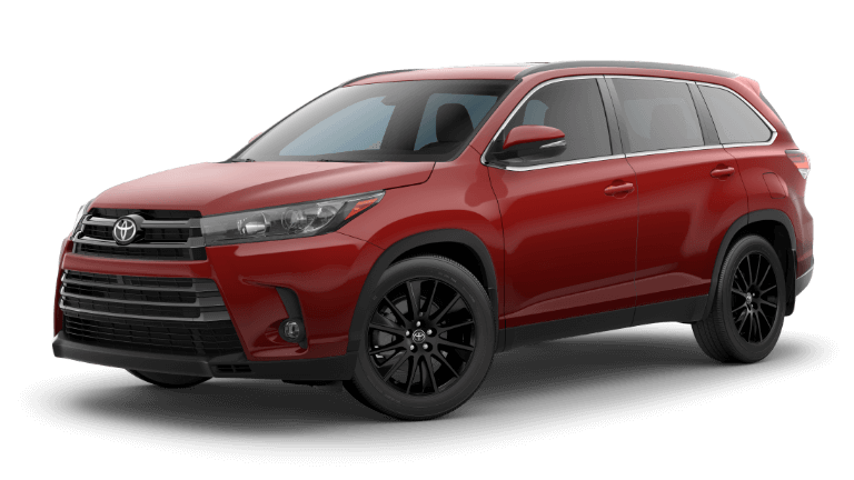 2019 Toyota Highlander SE - Salsa Red