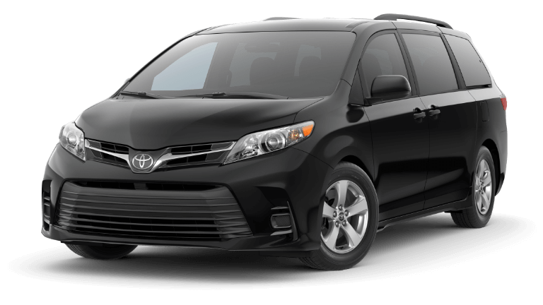 2021 Black Toyota Sienna LE
