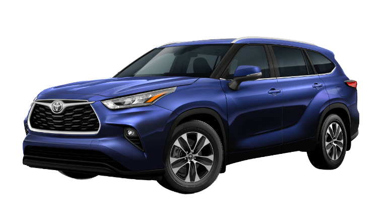 2021 Blue Toyota Highlander L