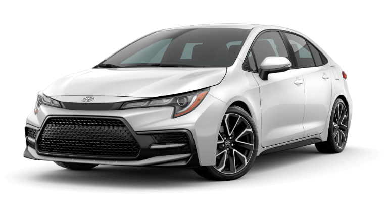 2021 White Toyota Corolla SE