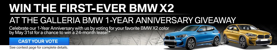 BMW X2 Giveaway at Galleria BMW
