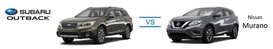 2017 Subaru Outback vs 2017 Nissan Murano 2017 Subaru Outback vs 2017 Nissan Murano