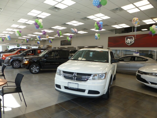 Garden City Jeep Chrysler Dodge new showroom April 2015 (4).JPG