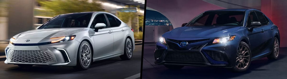 2025 Toyota Camry vs 2024 Toyota Camry