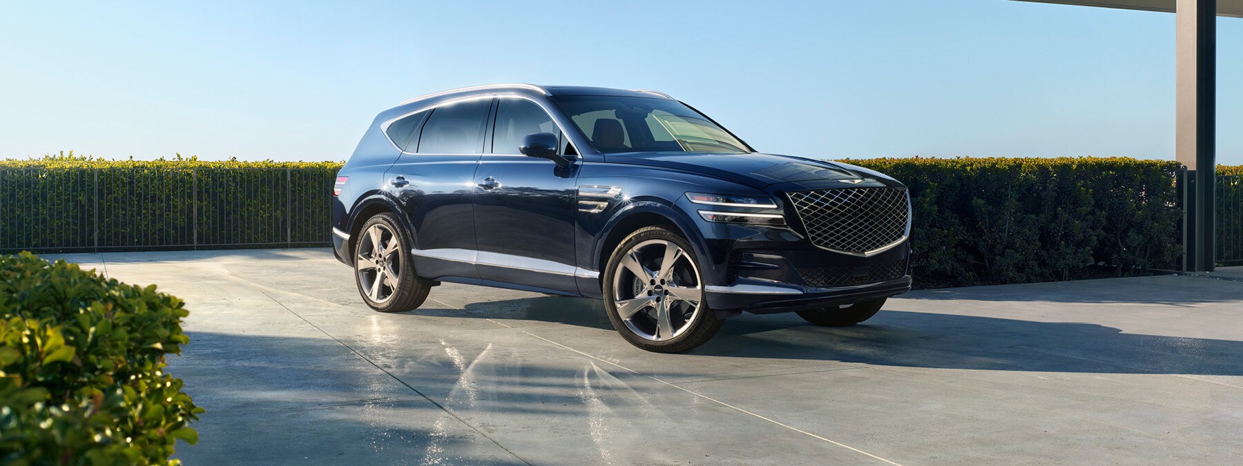 design, performance, technology, safety, Genesis GV80, luxury SUV, Franklin, TN, elegant beauty, dynamic silhouette, premium interiors, advanced suspension, turbocharged engines, infotainment system, safety features, scenic roads, tech-forward, collision detection, semi-autonomous driving, sophisticated allure, symphony of luxury.
