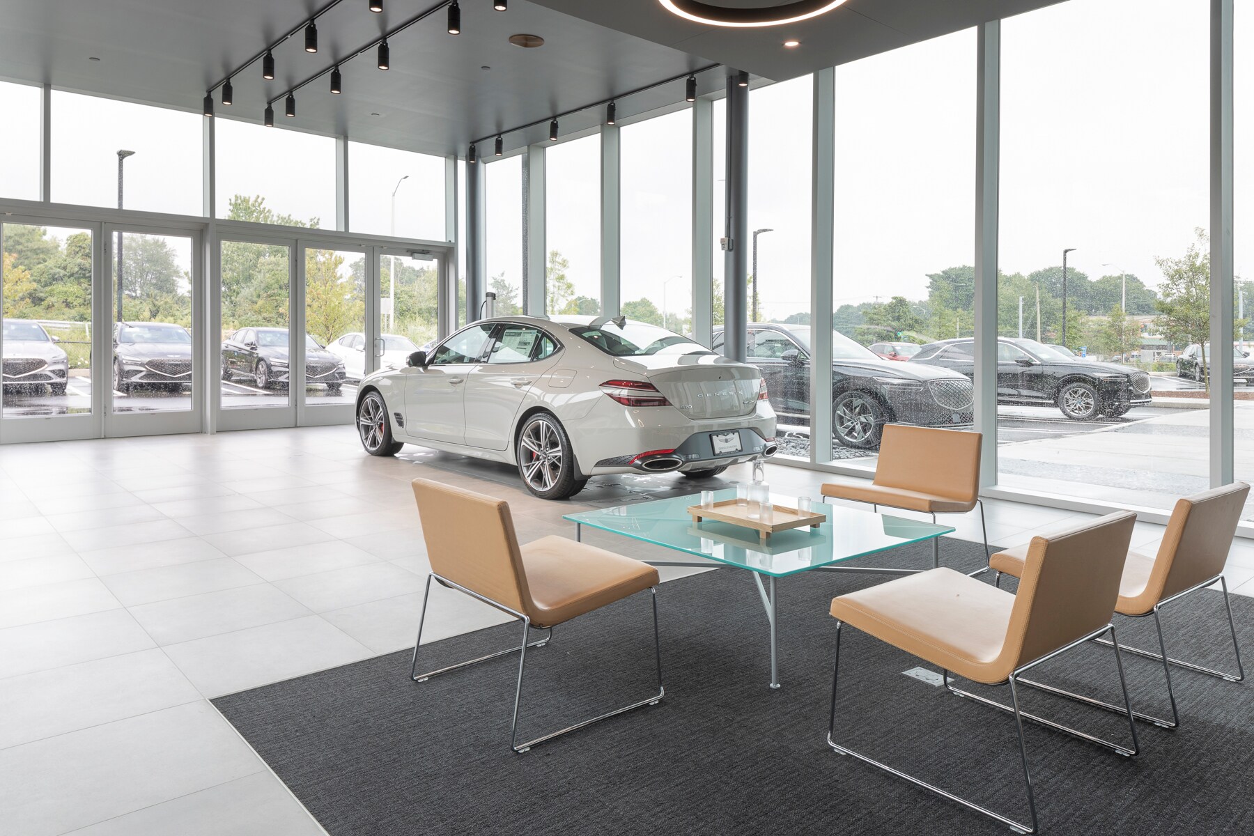 Genesis vehicle on display at our Genesis dealership in Milford, CT Genesis vehicle on display at our Genesis dealership in Milford, CT