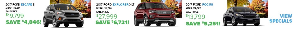 George Coleman Ford Special Offers