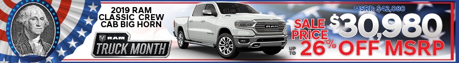 2019 RAM 1500 For $35,000