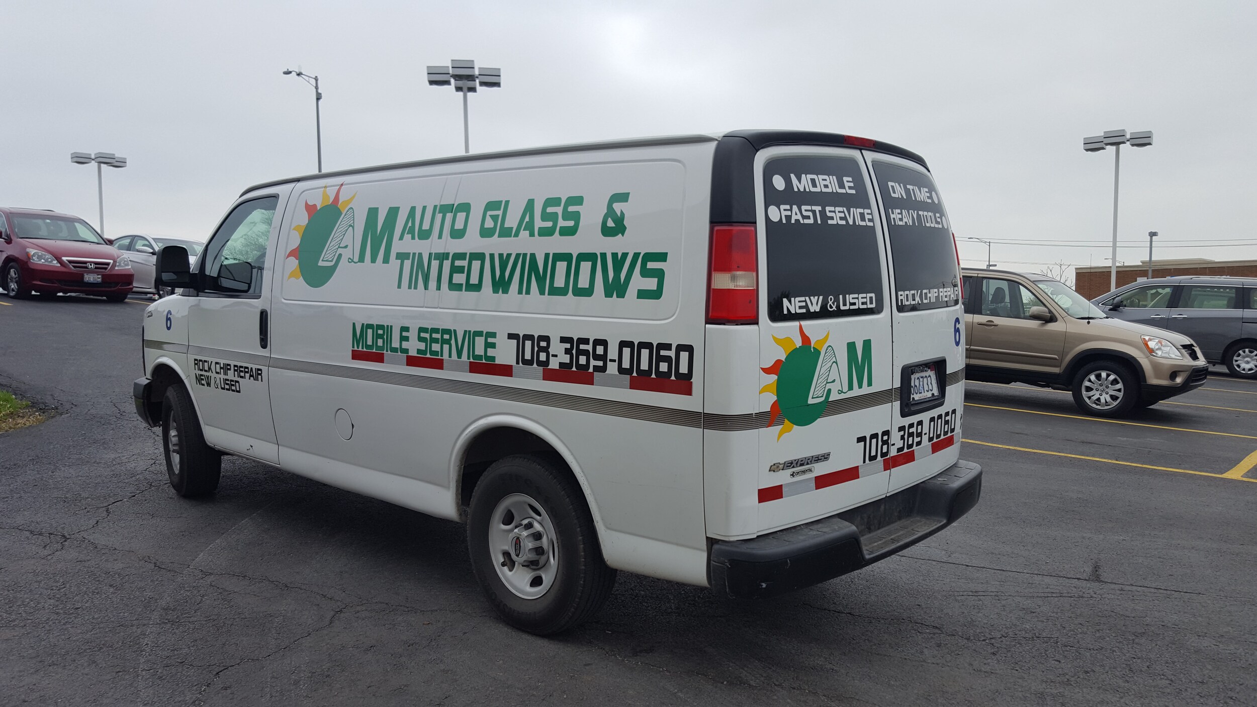 glass van