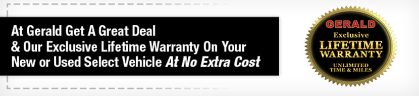 Gerald Lifetime Warranty