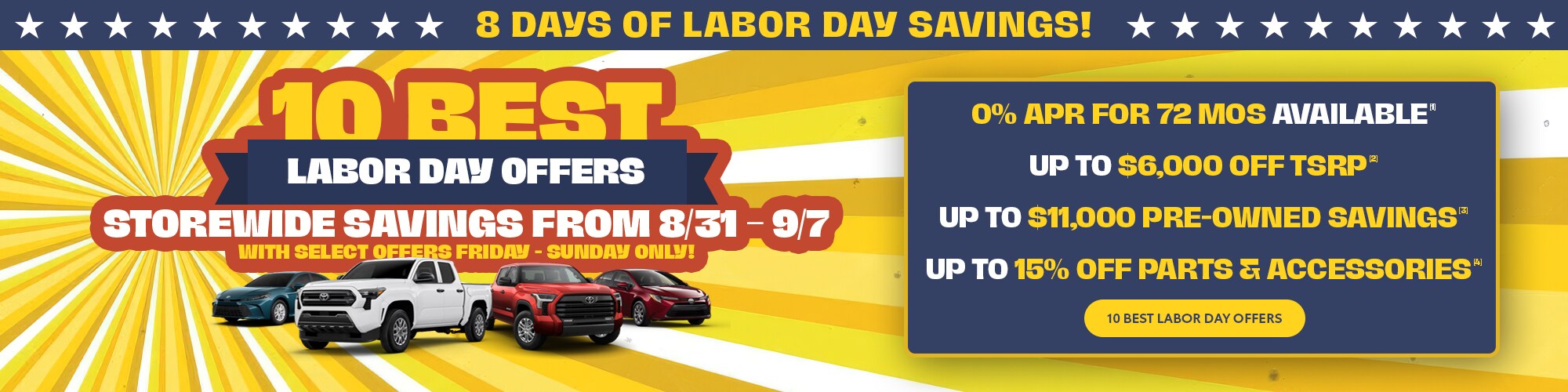 Gettel Stadium Labor Day Event