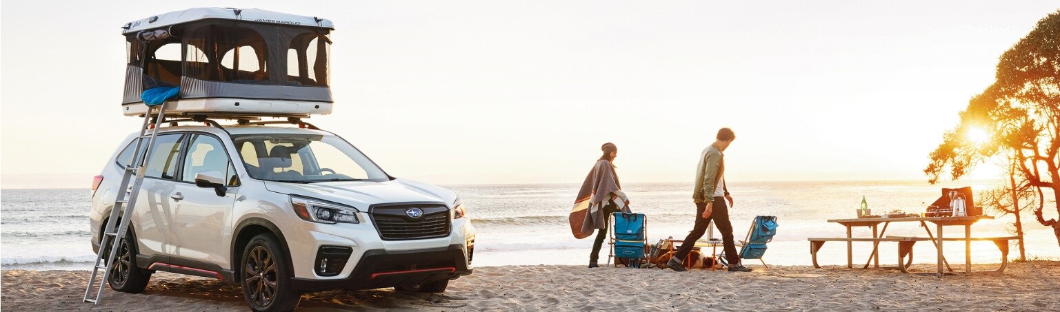 2021 Subaru Forester - Camping on the Beach