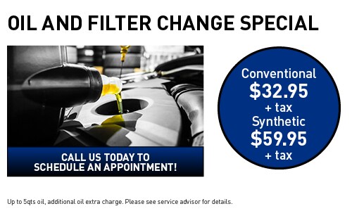 Oil and Filter Change Special