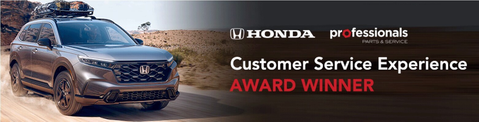 Honda Customer Service Award Winner