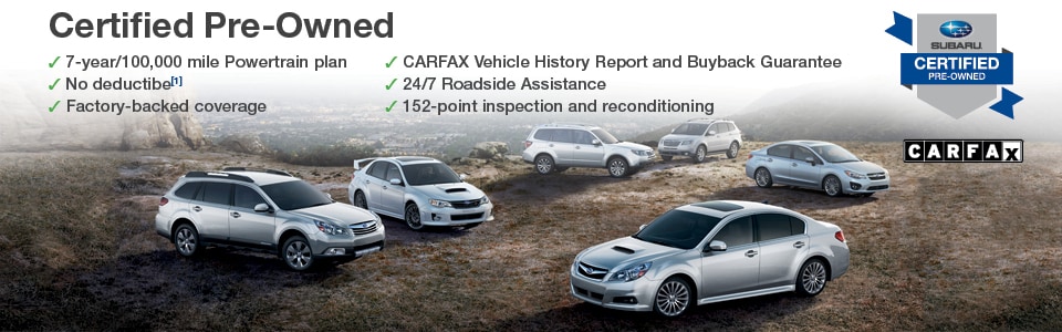 certified pre-owned Subaru