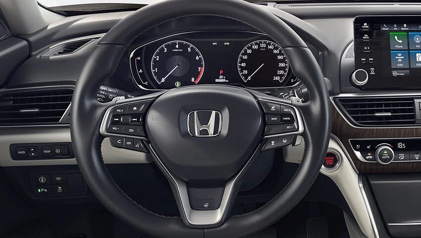 2021 Honda Accord Heated Leather-Wrapped Steering Wheel