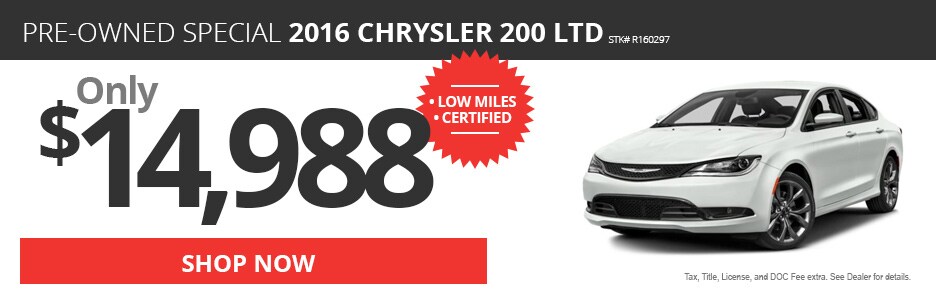 2016 Chrysler 200 LTD