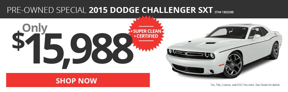 2015 Dodge Challenger SXT