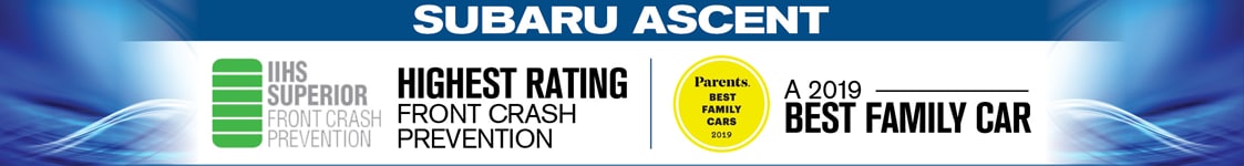 Subaru Ascent IIHS Superior Front Crash Prevention