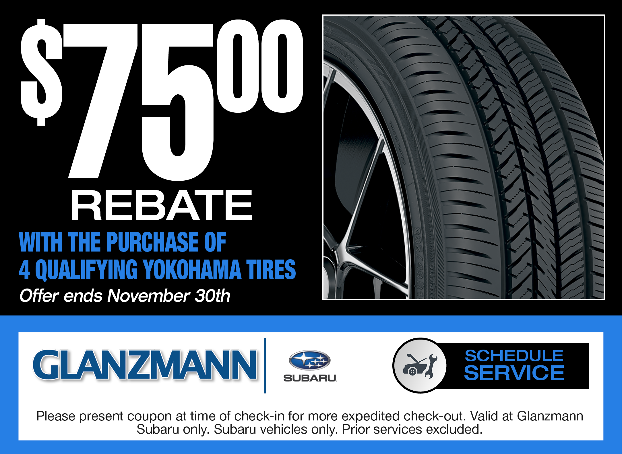 Service Special from Glanzmann Subaru