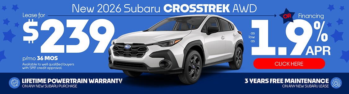 Subaru PA Dealer Crosstrek Special Offer