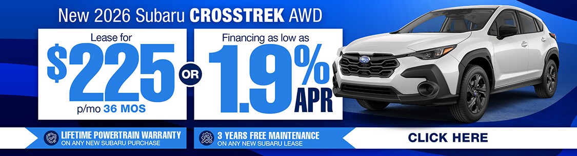 Subaru PA Dealer Crosstrek Special Offer
