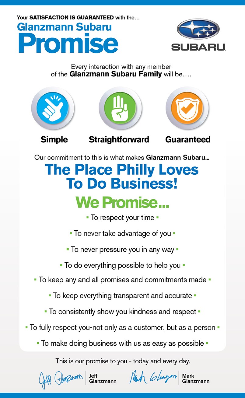 Learn More About the Glanzmann Subaru Promise